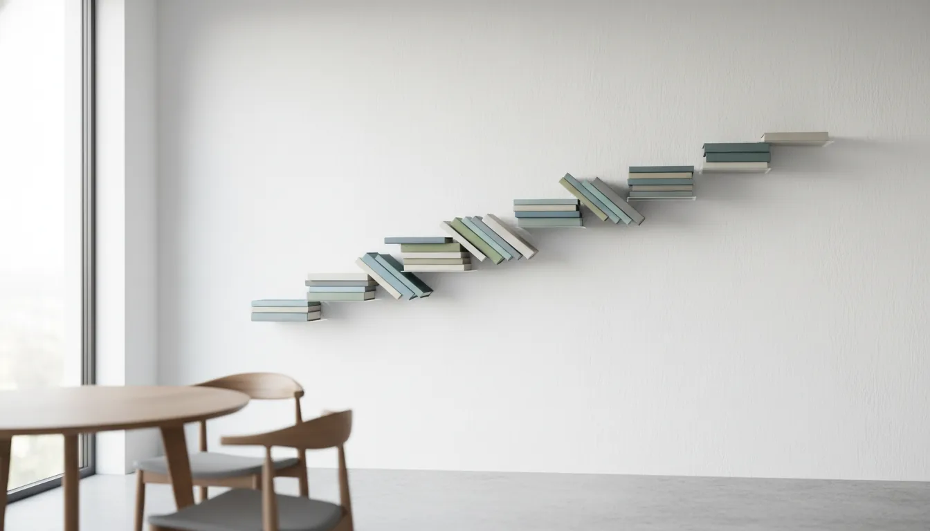 Organización: estantería invisible