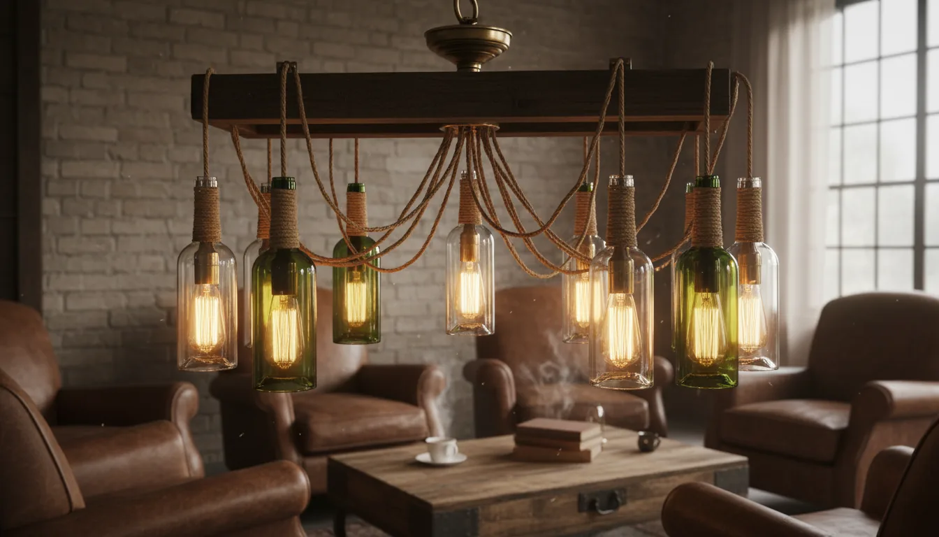 DIY Creativo: lámpara con botellas